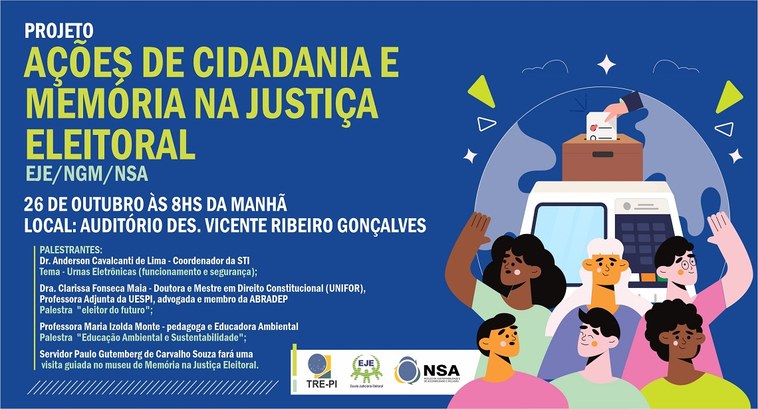 Escola Judiciária e Núcleo de Acessibilidade do TRE-PI promovem palestras sobre os temas e visit...