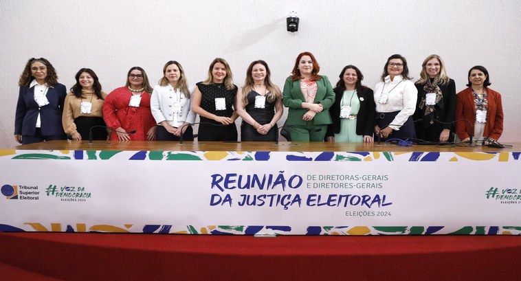 Foto referente encontro de Diretores Gerais no TSE