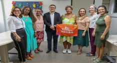 Foto referente visita ao TRE-PI representantes da rede de mulheres negras de Pernambuco